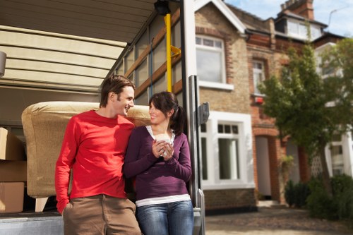 Local moving team handling a flat removal in Harringay