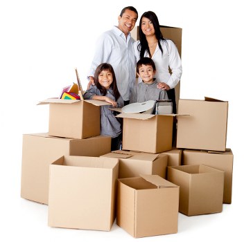 Local van driver handling a small flat move in North London
